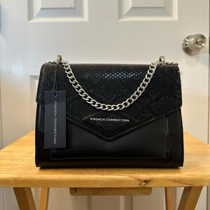 Black French Connection Shoulder Bag
